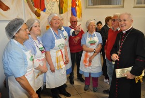 Il Vescovo Crociata ringrazia gli operatori della Mensa Caritas